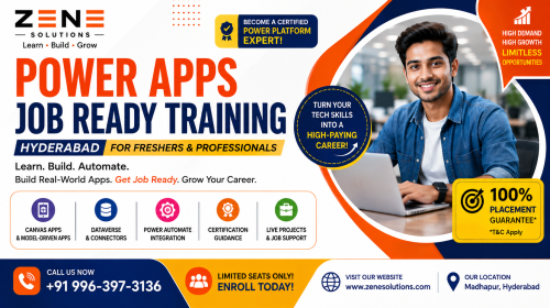 Power Apps Job Ready Training Hyderabad